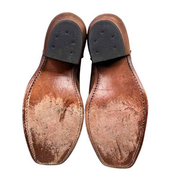 Justin Women’s Bent Rail Wildwood Brown Distressed Cowgirl Boot Size US 7 B - Picture 9 of 10